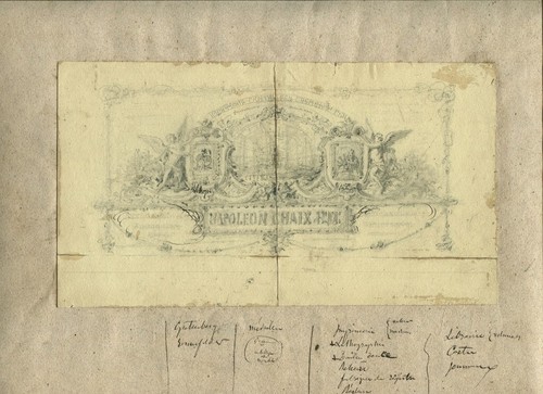 Dessin maquette pour la - maquette,