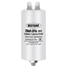 CBB60 20uf Condensateur de Démarrage 20µF Moteur condensateur 45 x 95 mm 50 /...