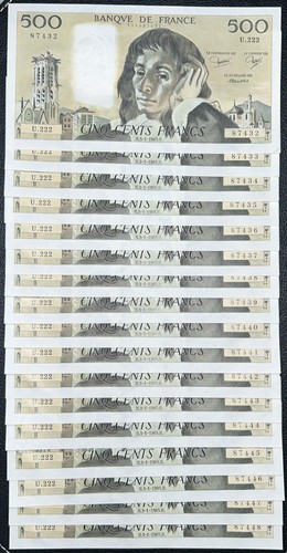 Suite billets 500 francs - suite,
