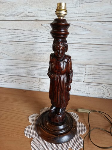 Ancien pied lampe - pied, de