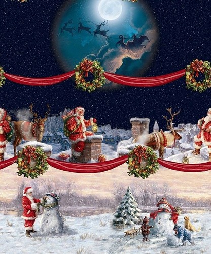 Nappe noël toile cirée - noël,