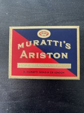 Paquet Cigarettes Ancien Muratti’s Ariston. SEITA. Collection Vintage.