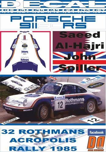 Decal porsche 911 s - porsche, rs