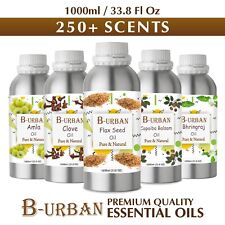 Huiles Essentielles pour Diffuseurs 1000ml - Menthe Poivrée,Lavande,Rose & Plus