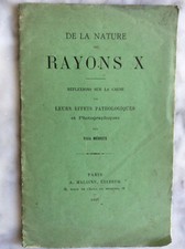 Félix Méheux * De la Nature des Rayons X * A. Maloine 1897 * BE * TRES RARE