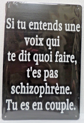 Plaque metal vintage 20x30 - metal,