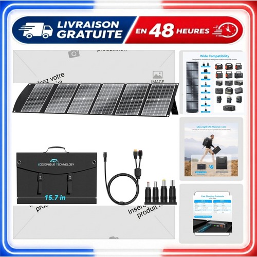 Panneau solaire pliable