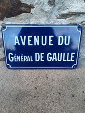 Ancienne plaque émaillée