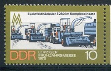 ALLEMAGNE DDR 1973, timbre 1529, HACHE-PAILLE, FOIRE LEIPZIG, neuf**