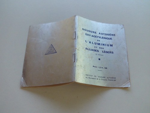 Soudure autogene oxy - autogene,