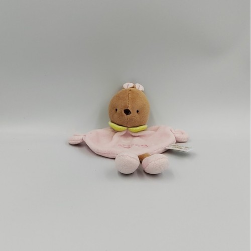 Doudou plat écureuil beige