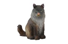 Collecta 88327 Chat De Forêt Norvégien Assis 5 Cm Chiens Et Chats