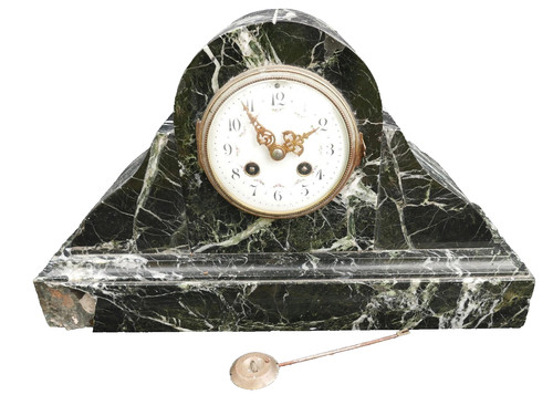 Pendule marbre art deco - marbre, du