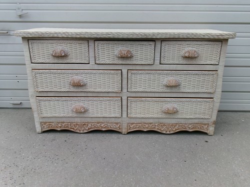 Wicker dresser pier - wicker,