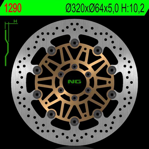 Disque frein avant moto - de,