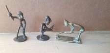 Figurine, petite statuette Africaine en bronze (Années 70-80 