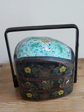 Boîte à Bento Chinoise Bois