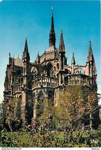 Carte postale reims - carte,