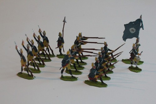 Soldats plats étain oki 471 - soldats, d'étain