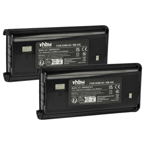Batterie pour kenwood - 2x,
