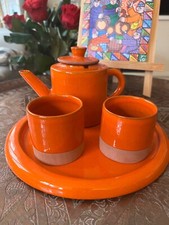 Service à café ou thé céramique du Maroc Poterie Serghini