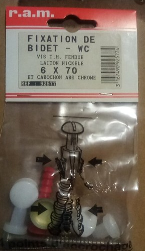 Kit fixation bidet - de,