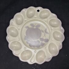 Ancien PLATEAU à Oeufs Diables Porte PÂQUES Plateau de Service Plat Rangement...