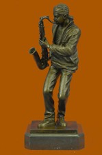 Bronze Sculpture Signé Original Américain Artiste Williams Home Bureau Figurine