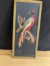 petit tableau oiseau avec vrai