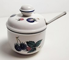 Villeroy & Boch Luxembourg Blackberry Cottage Jam Gelée Pot avec Couvercle &