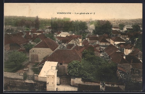 Cpa vendeuvre vue générale - vue,