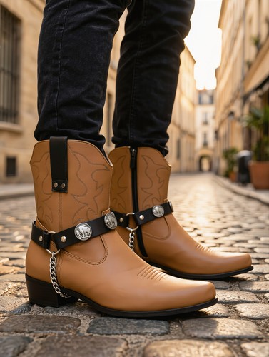 Hommes bottes western - hommes,