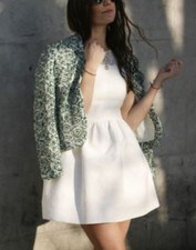 Zara Blanc Crème Texturé