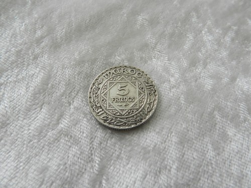 Monnaie argent maroc 5 - /,