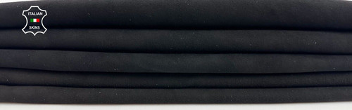 Daim noir doux italien - noir,