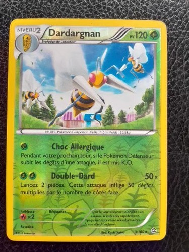 Carte pokemon dardagnan - carte,