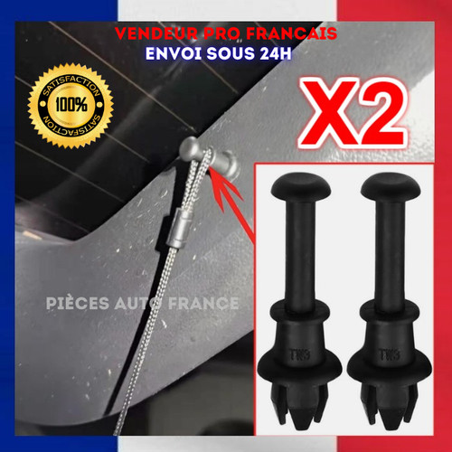 Clips fixation plage - x2,