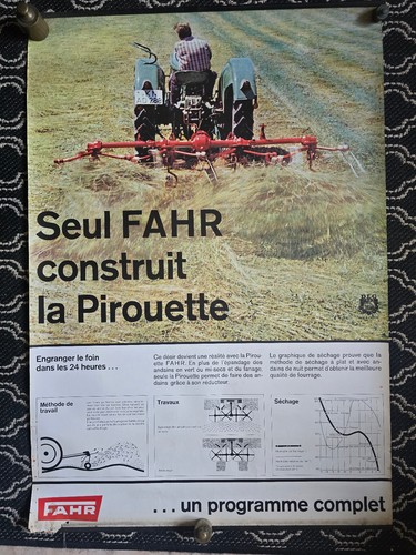 Affiche agricole seul fahr - seul,