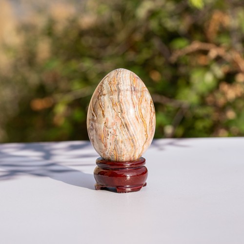 Oeuf onyx marbré avec - oeuf,