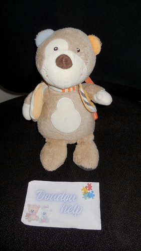 Doudou peluche musical ours - peluche,