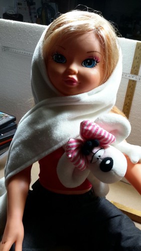 Doudou écharpe enfant blanche - enfant,