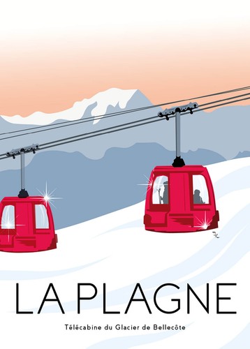 Plagne télécabine - n°, la