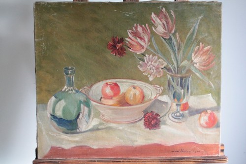 Tableau peinture nature morte - peinture,