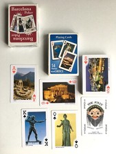 Lot de 2 jeux de cartes Grèce + Barcelone (Espagne) | Oracle, Tarot, Voyage