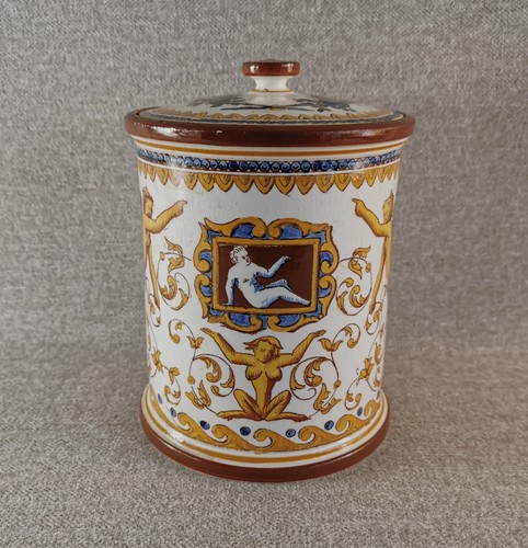 Pot tabac faience - a,