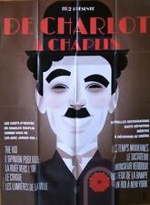 CHAPLIN FILM FESTIVAL - ART DECO - ORIGINAL LARGE FRENCH MOVIE POSTER
