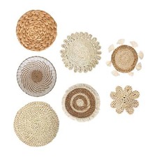 Panier mural tissé suspendu, bols, sets de table pour ustensiles de cuisine,