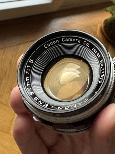 Canon ltm 35mm - 35mm, f/1.5