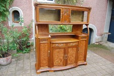 grand bufet d époque art nouveau école de Nancy en noyer des années 1900