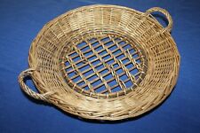 Panier ancien en osier rotin